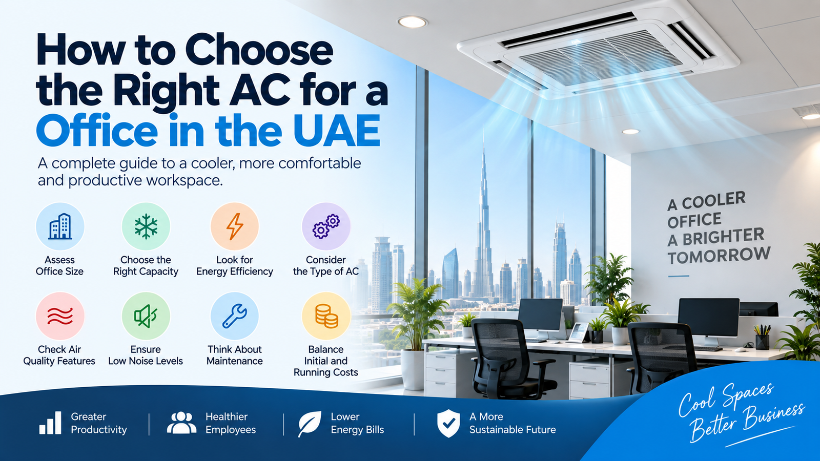 How to Choose the Right AC for a Office in the UAE?